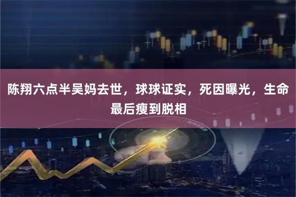 陈翔六点半吴妈去世，球球证实，死因曝光，生命最后瘦到脱相
